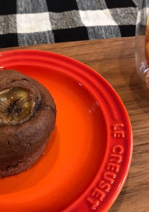 チョコとバナナのマフィン-レシピのメイン写真