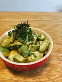豆腐とアボカドのサラダ丼-レシピのメイン写真
