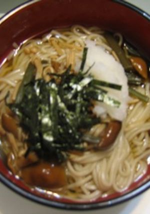 おろし山菜蕎麦-レシピのメイン写真