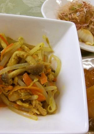 野菜のカレー炒め（透析食）-レシピのメイン写真