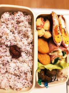 中学男子弁当①-レシピのメイン写真