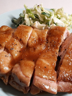 鶏もも肉の照焼き☆わさびプラスしてます-レシピのメイン写真