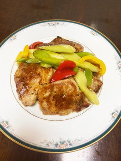 オイスターソース♡豚肉とセロリ炒め-レシピのメイン写真