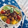 ハーブde絶品★バジル照り焼き親子丼♪