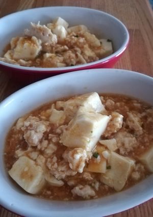 電子レンジで簡単麻婆豆腐♡-レシピのメイン写真