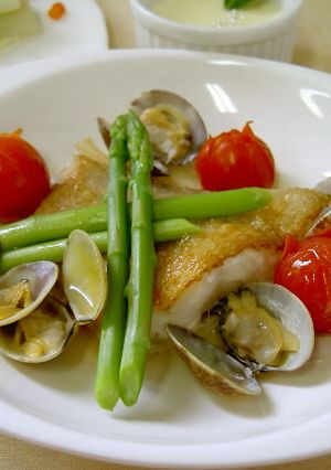 赤魚のアクアパッツァ（透析食）-レシピのメイン写真