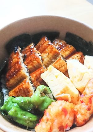 うなぎ弁当-レシピのメイン写真