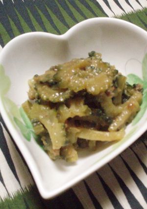 ゴーヤのごま味噌煮-レシピのメイン写真
