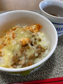 納豆キムチーズ丼-レシピのメイン写真