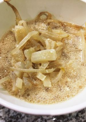 お肉を茹でたお湯を再利用！激ウマスープ！-レシピのメイン写真