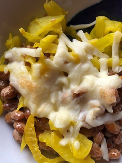納豆とタクアンのチーズ焼き-レシピのメイン写真