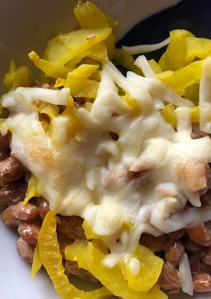 納豆とタクアンのチーズ焼き-レシピのメイン写真