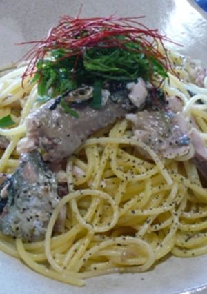 秋刀魚の和風ペペロンチーノ♪-レシピのメイン写真