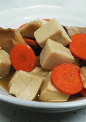 超簡単!高野豆腐の煮物-レシピのメイン写真