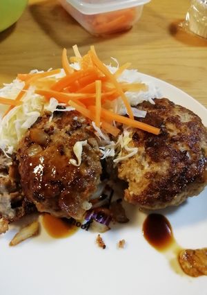 フライパンで、時短!豆腐ハンバーグ-レシピのメイン写真