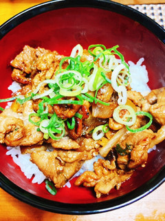 焼肉のタレで豚肉丼-レシピのメイン写真