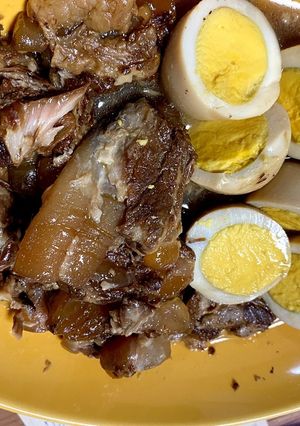 豚軟骨とゆで卵の煮物-レシピのメイン写真