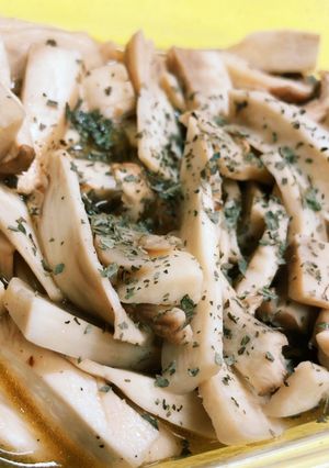 作り置き!レンジで簡単バター醤油エリンギ-レシピのメイン写真