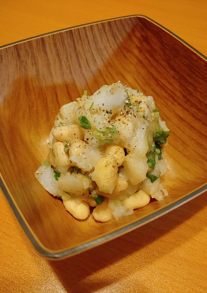 【簡単・介護食】山芋と三つ葉の和え物-レシピのメイン写真