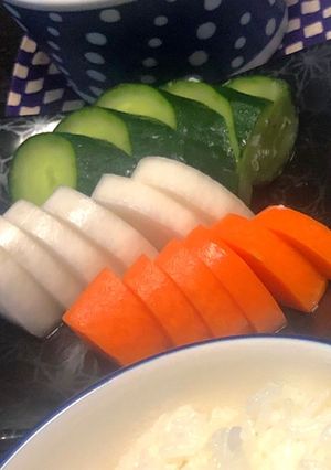 塩ヨーグルトのピクルス風漬け物の作り方-レシピのメイン写真