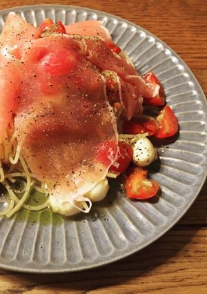 生ハムの冷製パスタ-レシピのメイン写真