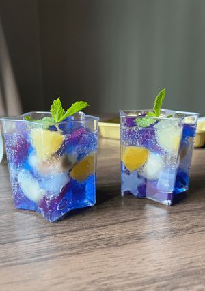 リナブルーゼリーの白玉ポンチ-レシピのメイン写真