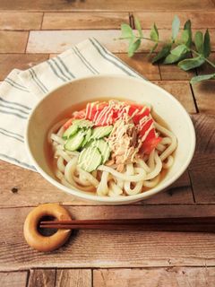 トマトとツナマヨの冷やしうどん-レシピのメイン写真
