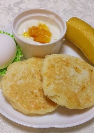 ☆簡単豆腐入りホットケーキ☆-レシピのメイン写真