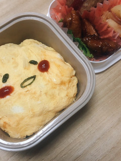 ぐでたまオムライス弁当-レシピのメイン写真
