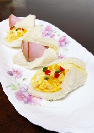 ブーケ風♡ラップサンド-レシピのメイン写真