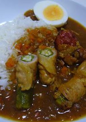 ぶーぶー巻き巻きカレー-レシピのメイン写真