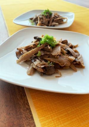 きのこと牛蒡の味噌バター炒め-レシピのメイン写真