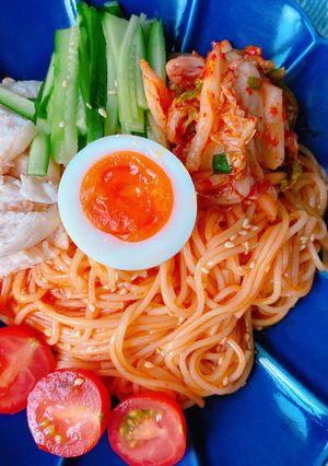 *そうめんで!旨辛ビビン麺*-レシピのメイン写真