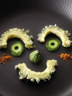 ゴーヤの素揚げとカレー塩♪-レシピのメイン写真