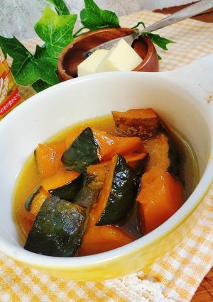 甘味まろやか炊飯器で南瓜のみりんバター煮-レシピのメイン写真