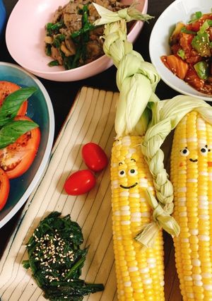 三つ編みとうもろこし-レシピのメイン写真
