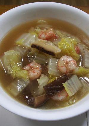 白菜とむきえびの中華煮-レシピのメイン写真