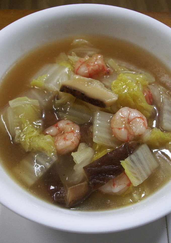 白菜とむきえびの中華煮-レシピのメイン写真