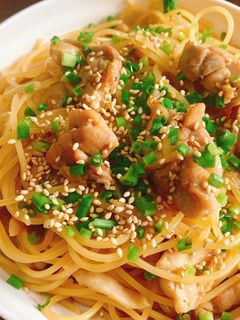 照り焼きチキンパスタ-レシピのメイン写真