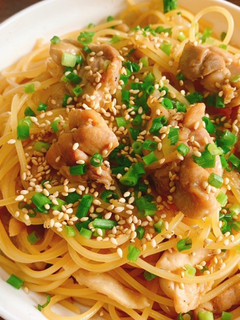 照り焼きチキンパスタ-レシピのメイン写真