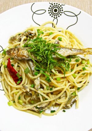 稚鮎のパスタ-レシピのメイン写真