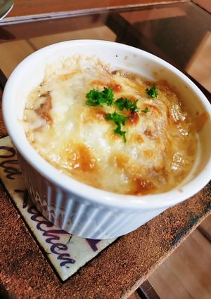 簡単!!オニオンパングラタンスープ-レシピのメイン写真