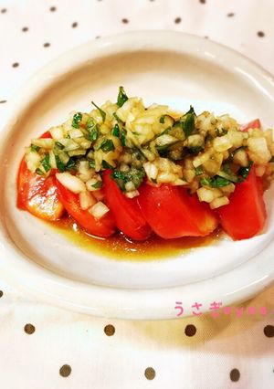 冷やしトマトサラダ-レシピのメイン写真