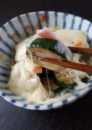 【絶対美味しい】ズッキーニのチーズ焼き-レシピのメイン写真