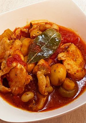 簡単時短☆鶏ムネ肉とセロリのトマト煮込み-レシピのメイン写真
