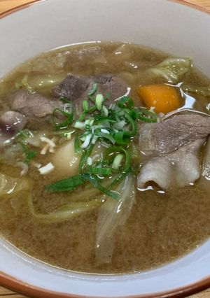 昔ながらの猪汁-レシピのメイン写真