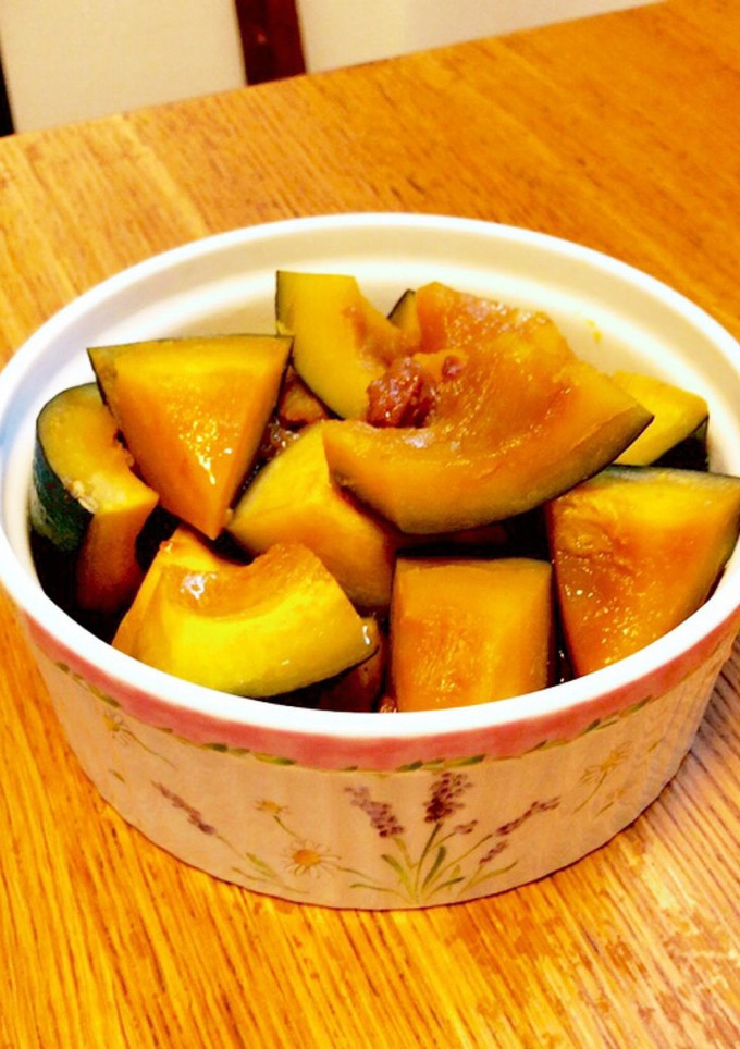 夏のかぼちゃの煮物-レシピのメイン写真