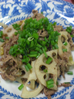 牛肉とレンコンの炒め物-レシピのメイン写真