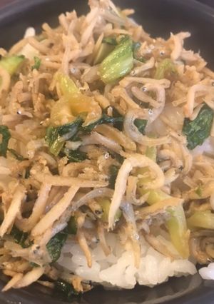 こどもも大好き！しらすと青菜のふりかけ-レシピのメイン写真