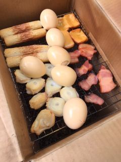段ボール燻製 キャンプ飯-レシピのメイン写真